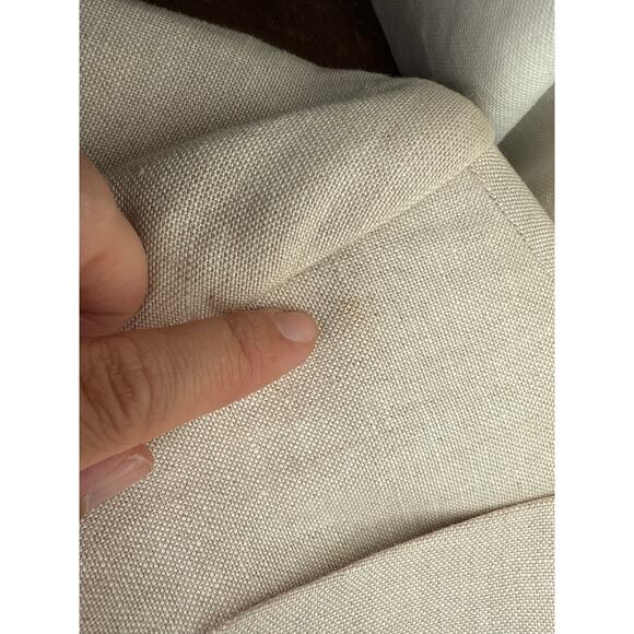 Vintage Women's Talbots 100% Irish Linen Size 12 Lined Button Up Blazer Jacket - Picture 8 of 12